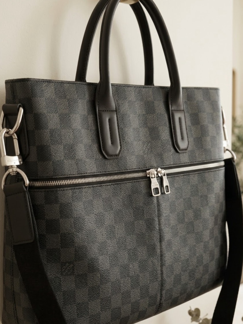 Louis Vuitton Damier Graphite Porte-Documents Jour Briefcase Laptop Bag